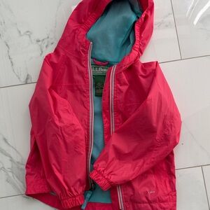 L.L. Bean Kids pink Raincoat